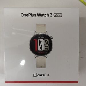 OnePlus Watch 3 - White and Silver